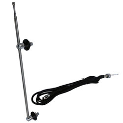 Chrome Radio Antenna - Double Side Mount | Type-1 / Type-2 to '67