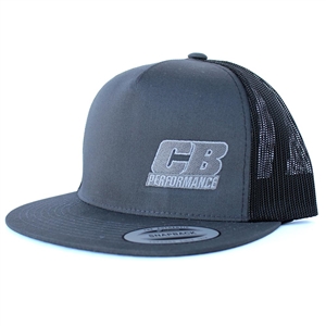 7968 Classic Trucker - CB Performance Charcoal-Black Mesh Hat (Flat Bill)