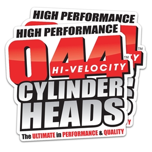 7991 Stickers - High Performance 044â„¢ Cylinder Heads Sticker (2 pack)