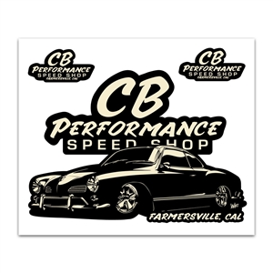 7992 Sticker Pack - CB Performance Speed Shop (Karmann Ghia)