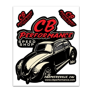 7993 Sticker Pack - CB Performance Speed Shop (Ragtop Bug)