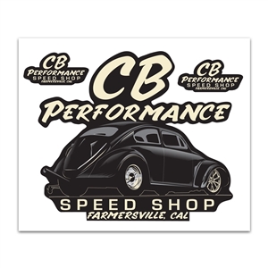 8004 Sticker Pack - CB Performance Speed Shop (T1 Hot Rod)
