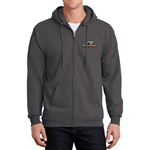 8170 Split Window Bus Full Zip Hoodie - Charcoal Grey (Small)