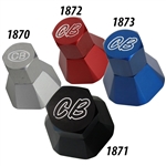 CB Performance Billet Aluminum Alternator Pulley Hex Nut & Spacer (specify color)