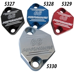 CB Billet Fuel Pump Block Off (specify color)