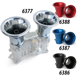 Billet IDA Velocity Stacks (1 pair) 3 3/16'' (specify color)