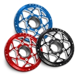 CMI 12 Spoke Billet Crank Pulley Kit (5.25" Diam.) - Specify Color