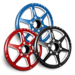 CMI 6 Spoke Billet Crank Pulley Kit (6.75" Diam.) - Specify Color