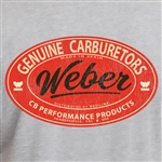Genuine Weber T-Shirt - Dark Heather Grey (specify size)
