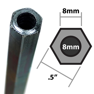 Steel Hex Cross Bar (specify size)