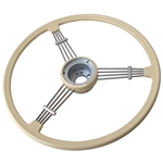 I-235 Flat4 Banjo Steering Wheel (ivory) 15 1/2"