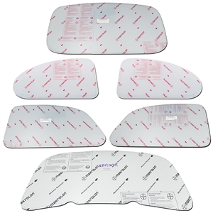 RL7467-FM Polycarbonate Racing Windows (Flush Mount Style)