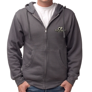 CB Speed Shop Full-Zip Hoodie - Charcoal Grey (specify size)