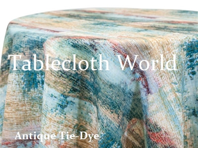 Antique Tie Dye Tablecloths