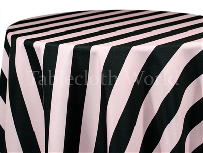 Awning Black Pink Custom Print Tablecloths