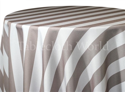 Awning Stone Ivory Custom Print Tablecloths