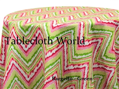 Bargello Green Custom Print Tablecloth
