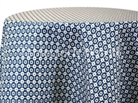 Carina Blue Custom Print Tablecloths