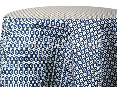 Carina Blue Custom Print Tablecloths
