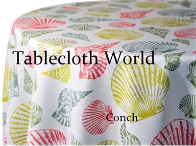 Conch Custom Print Tablecloths