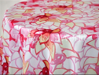 Leaded Window Pink Custom Print Tablecloths
