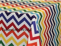 Multi Chevron Custom Print Tablecloths