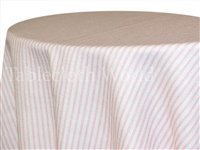 Pinstripe Rose Custom Print Tablecloths