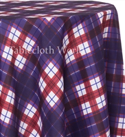 Plaid Stained Glass Tablecloths
