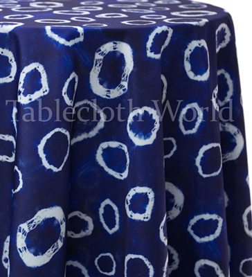 Blue Float Print Pattern Tablecloths