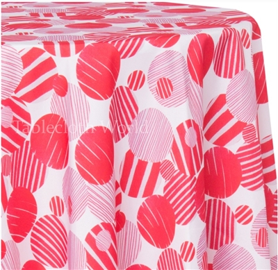 Candy Cane Print Tablecloths
