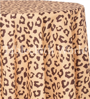 Cheetah Print Tablecloths