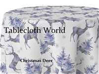 Christmas Deer Custom Print Tablecloths