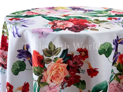 Floria Custom Print Tablecloths
