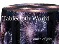 Fourth of July Custom Print Tablecloths