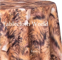 Furry Custom Print Tablecloths
