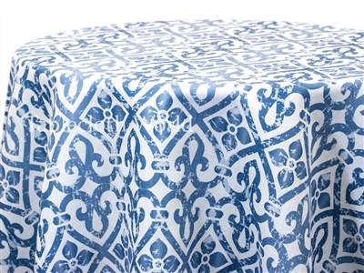 Garocco Blue Custom Print Tablecloths