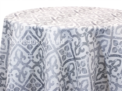 Garocco Gray Custom Print Tablecloths