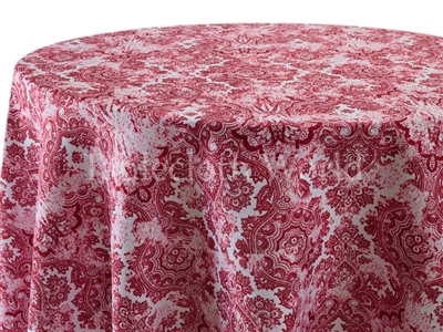 Marbella Damask Custom Print Tablecloths