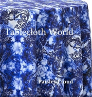 Paisley Cloud Custom Print Pattern Tablecloths