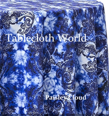 Paisley Cloud Custom Print Pattern Tablecloths