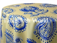 Provence Paisley  Yellow Tablecloths
