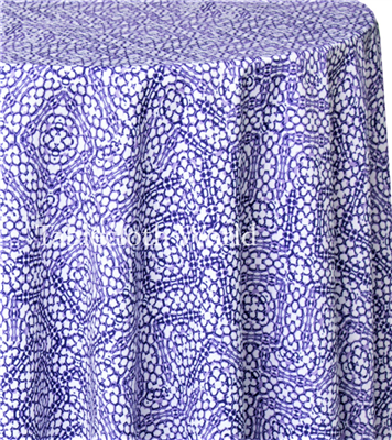 Purple Weave Print Tablecloths