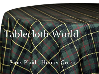 Scots Plaid Hunter Tablecloths