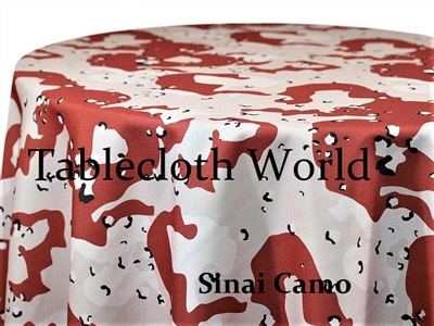 Sinai Camo Print Pattern Tablecloths