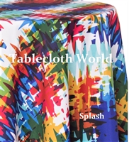 Splash Custom Print Tablecloths