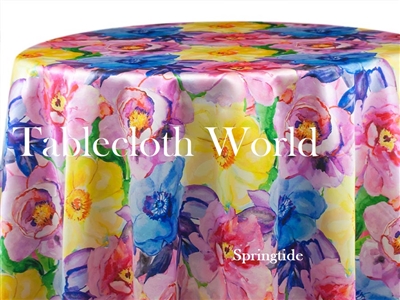 Custom Print Pattern Tablecloths