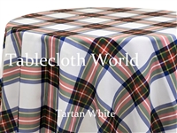 Tartan White Tablecloths