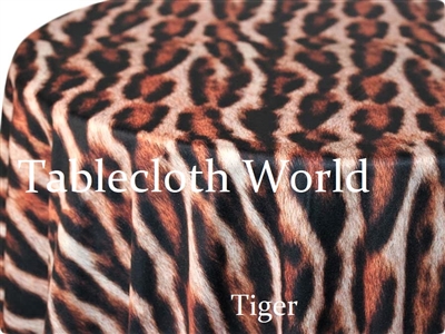 Tiger Print Tablecloths