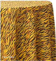 Tiger Yellow Print Tablecloths