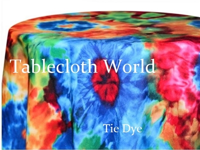Tie Dye Custom Print Tablecloths
